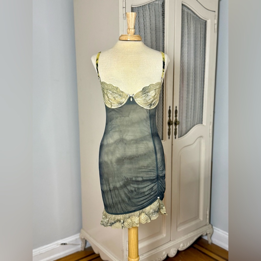 Custom Vintage Victoria's Secret Lingerie Full Moon Dyed Dress Women’s Size 34B - Picture 6 of 12